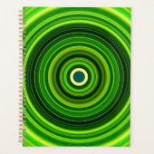 Geomagnetic Green Mandala Planner (Voorkant)