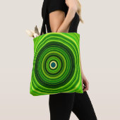 Geomagnetic Green Mandala Tote Bag (Dichtbij)