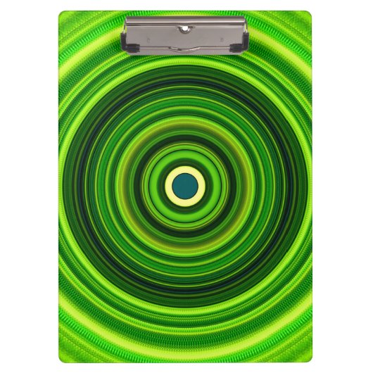 Geomagnetisch groen Mandala-25436 Klembord (Voorkant)