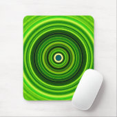 Geomagnetisch groen Mandala-25436 Muismat (Met muis)