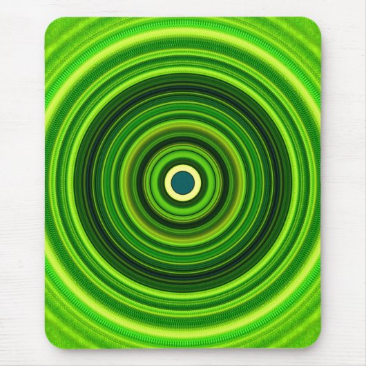 Geomagnetisch groen Mandala-25436 Muismat (Voorkant)