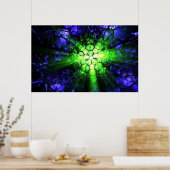 Geomancy (groen) poster (Keuken)