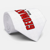 Geomatics-ingenieurs brengen de toekomst in kaart stropdas (Opgerold)