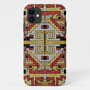 Geomethrisch tribaal/etnisch patroon iPhone 11 hoesje