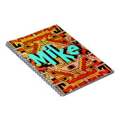 Geomethrische tribale/etnische patronen en Jouw na Notitieboek (Rechterzijde)