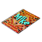 Geomethrische tribale/etnische patronen en Jouw na Notitieboek (Linkerzijde)