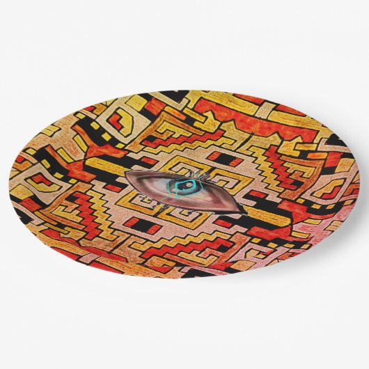Geomethrische tribale/etnische vreemde ogen Bord (Gekanteld)