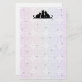 Geometische poten, katten briefpapier (Voorkant / Achterkant)