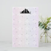 Geometische poten, katten briefpapier (Staand voorkant)