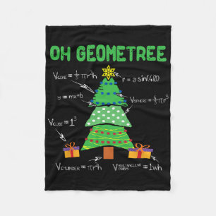 Geometree Geometry Wiskunde Wetenschapsleraar Chri Fleece Deken