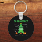 Geometree Geometry Wiskunde Wetenschapsleraar Chri Sleutelhanger (Voorkant)
