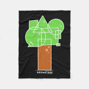 Geometree I Fleece Deken
