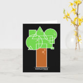 Geometree I Kaart (Gele Bloem)