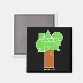 Geometree I Magneet (Voorkant / Achterkant)
