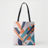 Geometría atrevida tote bag (Voorkant)