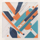 Geometría Atreviva Glazen Onderzetter (Voorkant)