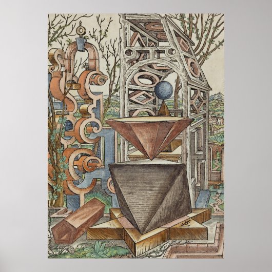 Geometria et Perspectiva-III Poster (Voorkant)