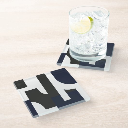 Geometría para sostenerse glazen onderzetter (Schuin)