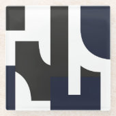 Geometría para sostenerse glazen onderzetter (Voorkant)