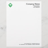 Geometric 03 - Grass Green Briefhoofd (Voorkant)