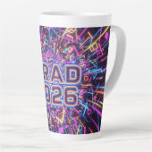 Geometric 2026 Graduate Mug Latte Mok (Rechterhoek)