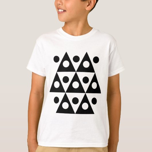 Geometric 260514 - zwart t-shirt (Voorkant)