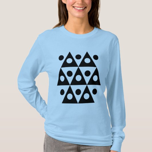 Geometric 260514 - zwart t-shirt (Voorkant)