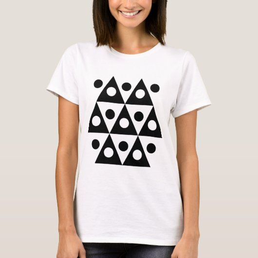Geometric 260514 - zwart t-shirt (Voorkant)