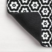 Geometric 280514 (03) - Zwart op Wit Muismat (Hoek)