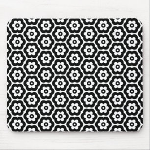 Geometric 280514 (03) - Zwart op Wit Muismat