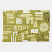 GEOMETRIC 2 MoJo Kitchen Towel - LEMON YELLOW Theedoek (Horizontaal)