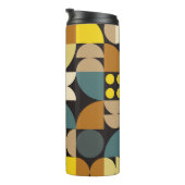 Geometric abstract artwork poster with colorful si thermosbeker (Geroteerd rechts)
