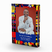 Geometric Abstract Christmas Gifts for Black Men Fotoblokken (Rechts)