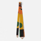 Geometric abstract colorful art stropdas (Achterkant)