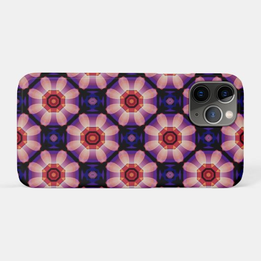 Geometric Abstract Floral Case-Mate iPhone Case (Achterkant (horizontaal))