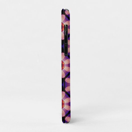 Geometric Abstract Floral Case-Mate iPhone Case (Achterkant/links)