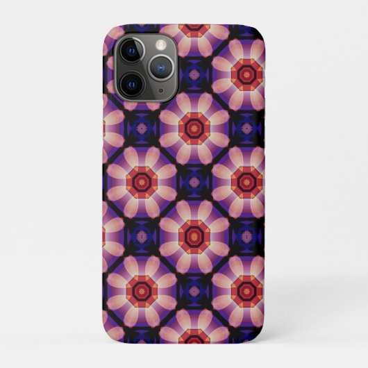 Geometric Abstract Floral Case-Mate iPhone Case (Achterkant)