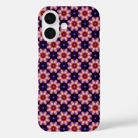 Geometric Abstract Floral Case-Mate iPhone Case (Achterkant)