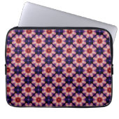 Geometric Abstract Floral Laptop Sleeve (Voorkant)