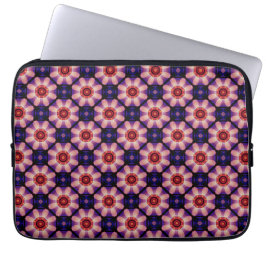 Geometric Abstract Floral Laptop Sleeve
