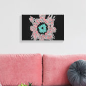 Geometric Abstract Flow Canvas Afdruk (Insitu (Woonkamer))