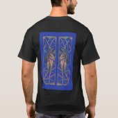 Geometric Abstract Men’s Art Tee T-shirt (Achterkant)