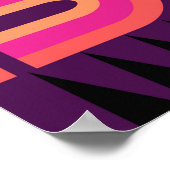 Geometric abstract seamless pattern with shapes of poster (Hoek)
