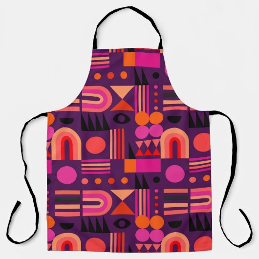 Geometric abstract seamless pattern with shapes of schort (Voorkant)