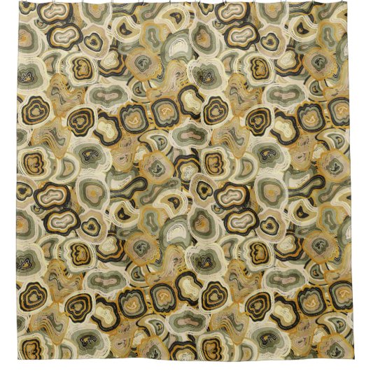 Geometric Abstract Shapes Douchegordijn (Voorkant)