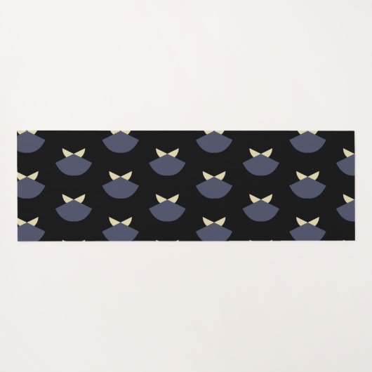 Geometric abstract shapes yoga mat (Achterkant (horizontaal))