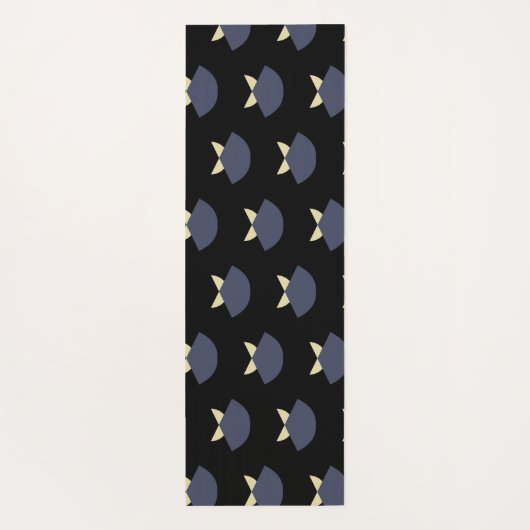 Geometric abstract shapes yoga mat (Achterkant)