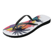 Geometric Abstract Surf Art Flip Flops - Colorful  (Schuin)