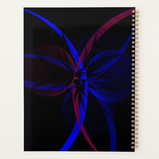 Geometric Abstraction Spiral Planner (Achterkant)