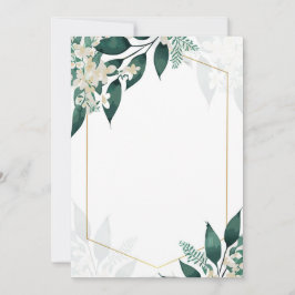 Geometric and Flowers Kaart